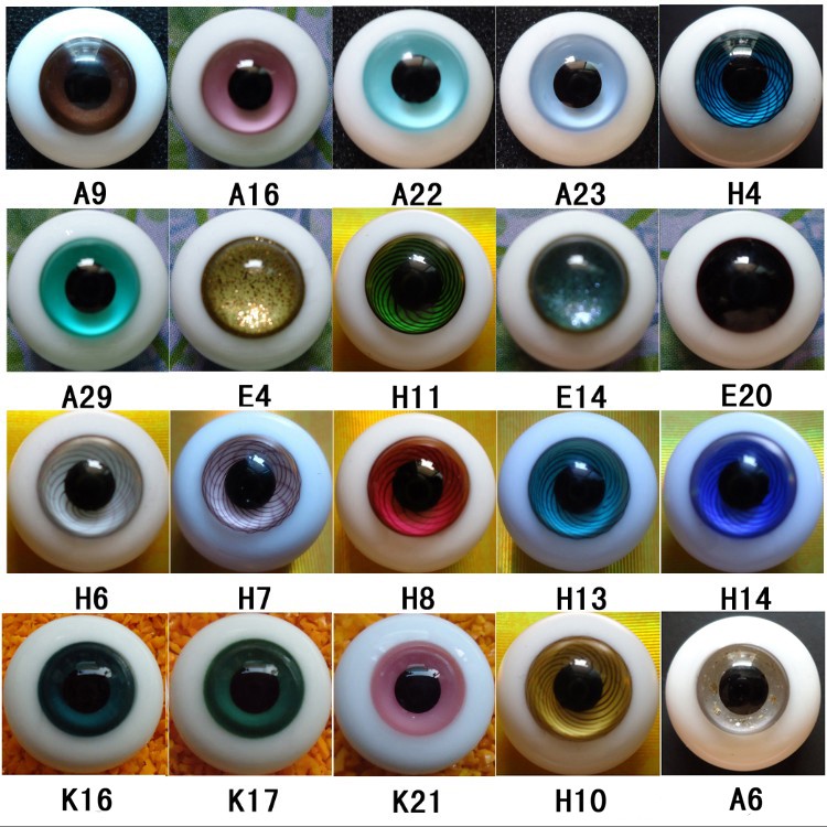 Mắt BJD 1/4 14mm 16mm