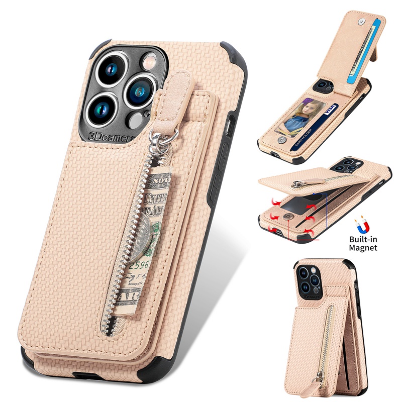 Ốp điện thoại Kiểu Ví Tiền Cho iPhone 13 Pro Max 12 Pro Max 12 Mini