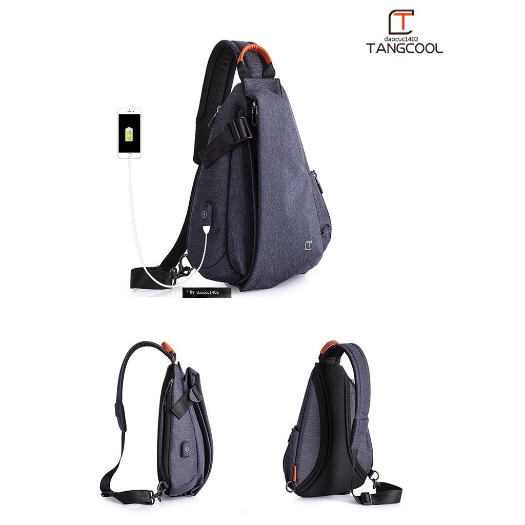 Tangcool - Balo đeo chéo, balo usb, balo công nghệ cao cấp TC901 | BigBuy360 - bigbuy360.vn