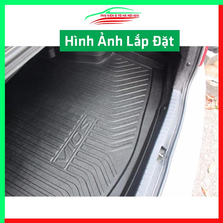 Thảm nhựa lót cốp Toyota Vios 2014-2017 nhựa dẻo dày dặn đàn hồi tốt
