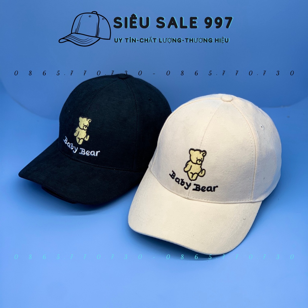 NÓN KẾT NAM NỮ CHẤT NHUNG DÀY THÊU GẤU CUTE THỜI TRANG NAM NỮ