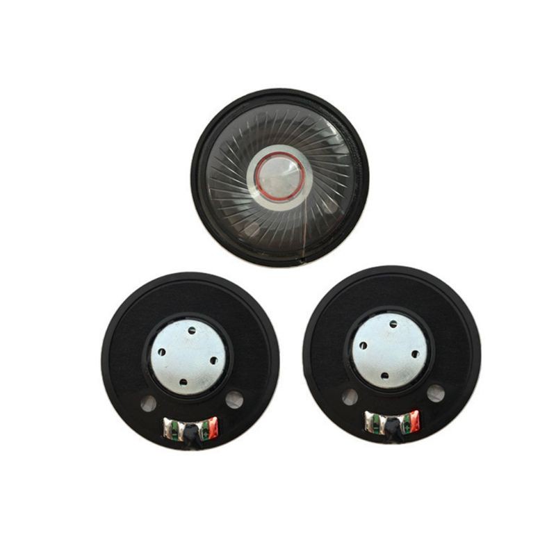 HSV 2PCS 50mm Headphone Speaker Headset Driver 32Ohm 112db HIFI Speaker Repair Parts for Headphones