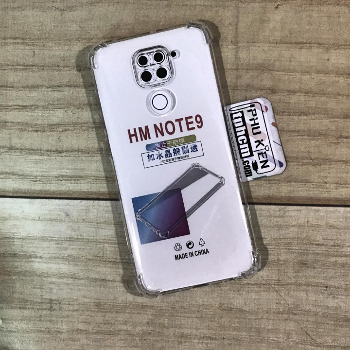 Ốp lưng Xiaomi Redmi Note 9 dẻo Trong suốt Chống sốc