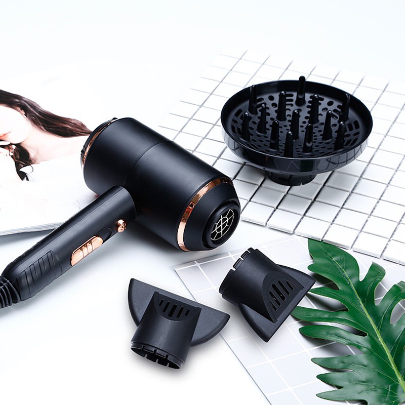 Máy Sấy Tóc Tạo Kiểu 2 Chế Độ Nóng/ Lạnh Kemei KM-8896