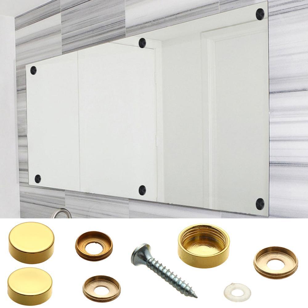 JANE Đinh Ốc Bằng Thép Không Gỉ Gắn Gương Trang Trí Nội Thất