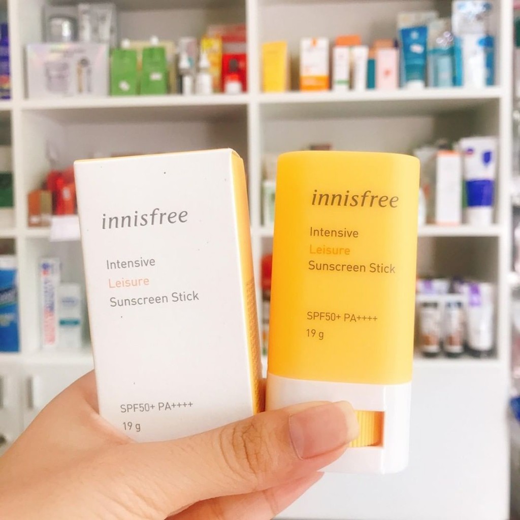 Kem Chống Nắng Dạng Lăn Bảo Vệ Cao, Chống Trôi Innisfree Intensive Leisure Sunscreen Stick SPF50+/PA++++ 19g | BigBuy360 - bigbuy360.vn