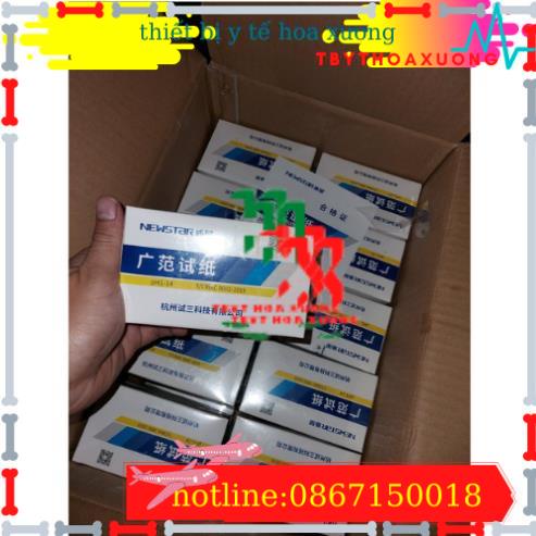 [1 Hộp 20 Tệp ] Giấy Quỳ Tím Thử Độ pH Thang Đo Từ 1 Đến 14