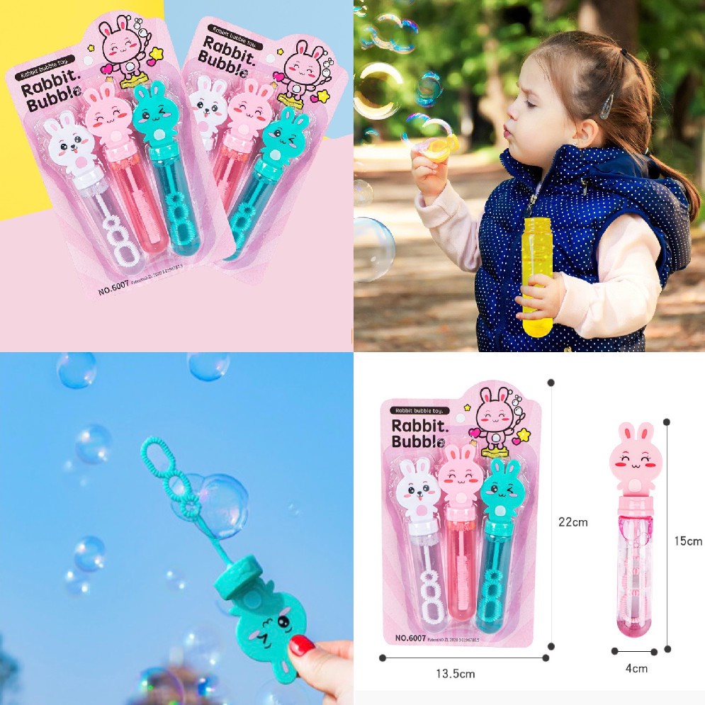 Bộ 3 cây thổi bong bóng hình thú ngộ nghĩnh