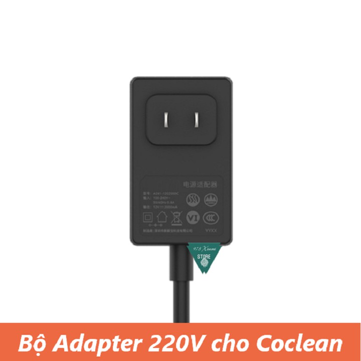 Củ sạc cho Máy hút bụi cầm tay Ôtô Xiaomi Coclean Cleanfly - Bộ sạc 220V cho Máy hút bụi cầm tay Ôtô Xiaomi Coclean