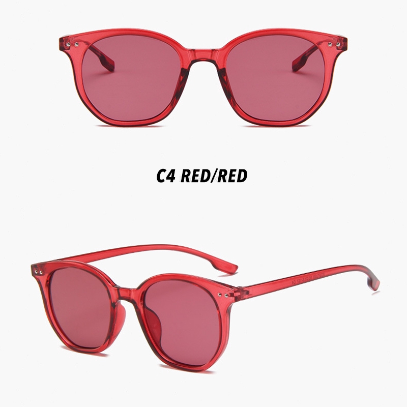 Kính Mát Mắt Mèo Màu Sắc Ngọt Ngào Phong Cách Hàn Quốc