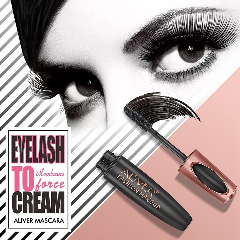 [Hàng mới về] Mascara sợi tơ 4D ALIVER chống thấm nước chuốt dài mi