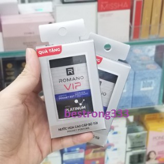 Nước hoa bỏ túi Romano Vip Vision 18ml (hàng khuyến mãi)