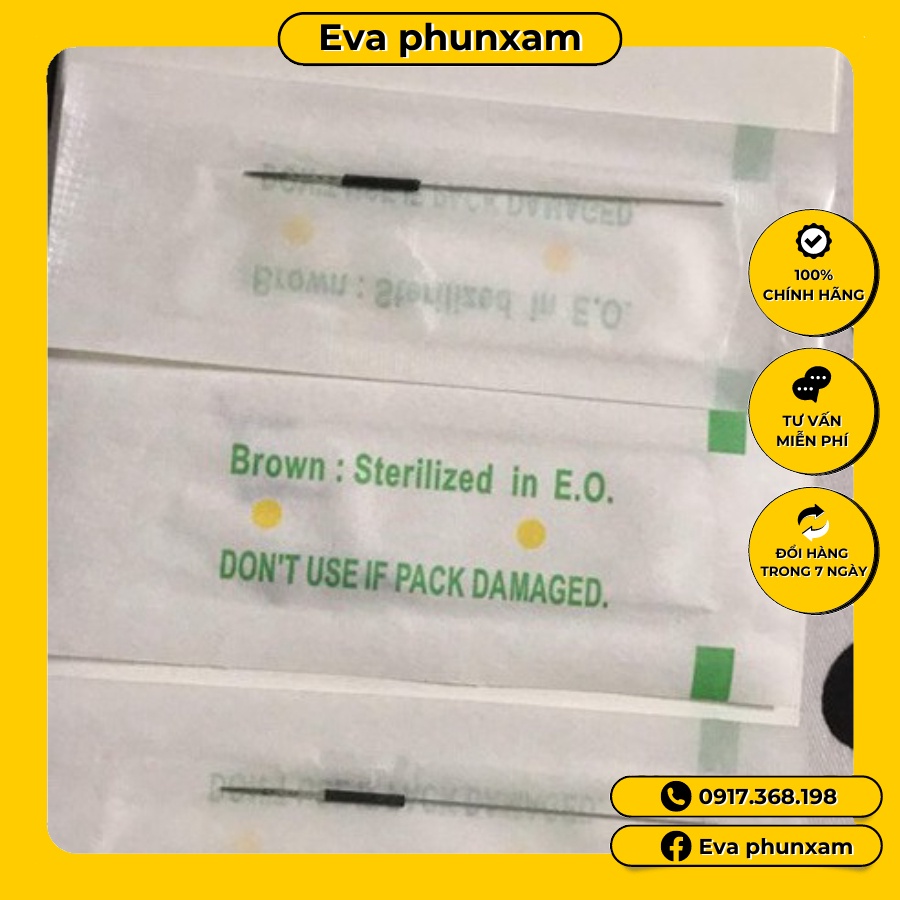 KIM 3 TRÒN PHỔ THÔNG TRONG PHUN XĂM (túi 100 chiếc)