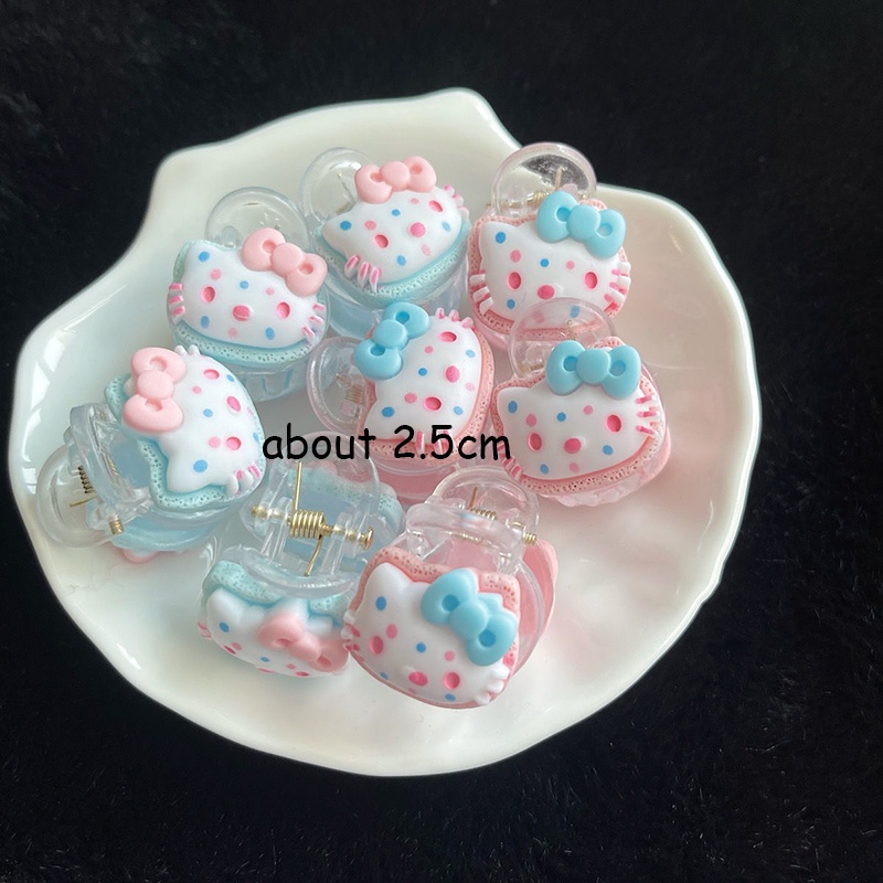 Kẹp Tóc Hình Mèo Hello Kitty Phong Cách Hàn Quốc Sáng Tạo