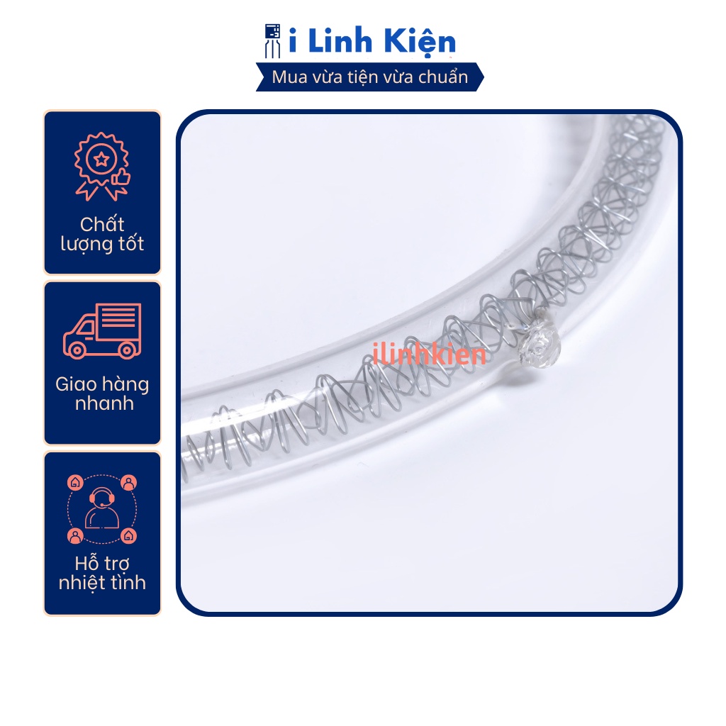 Bóng nướng Halogen 15cm 1200W 220V cho lò nướng thủy tinh, nồi chiên không dầu