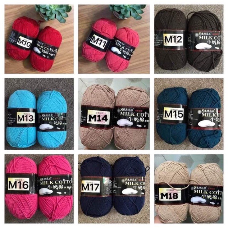 Len milk cotton loại 1
