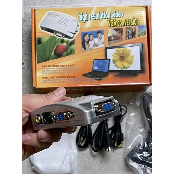 Bộ chuyển VGA ra AV