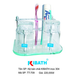 Kệ bàn chải kibath inox 304