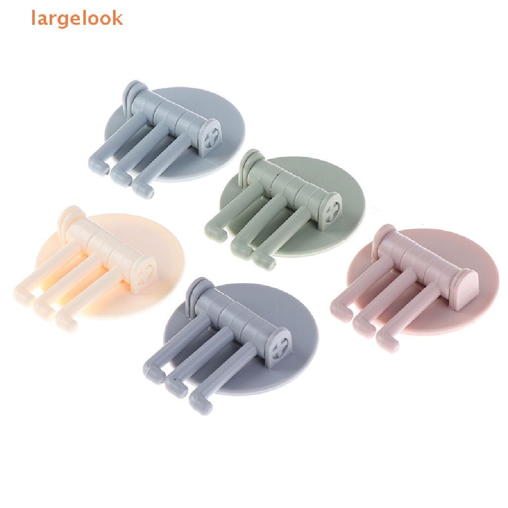Móc Treo Đồ 3 Nhánh Sáng Tạo Dán Tường Nhà Bếp / Nhà Tắm
