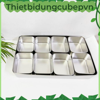 Hộp đựng lưu mẫu thực phẩm, thạch topping trà sữa 304