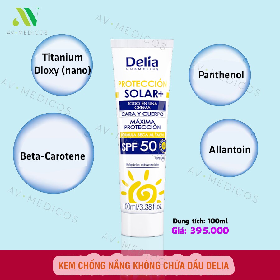 Kem chống nắng DELIA - Kem chống nắng không bóng dầu, giữ ẩm kiềm dầu SPF 50+ | BigBuy360 - bigbuy360.vn