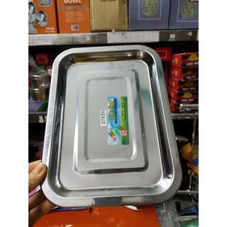 Khay inox 20x27cm