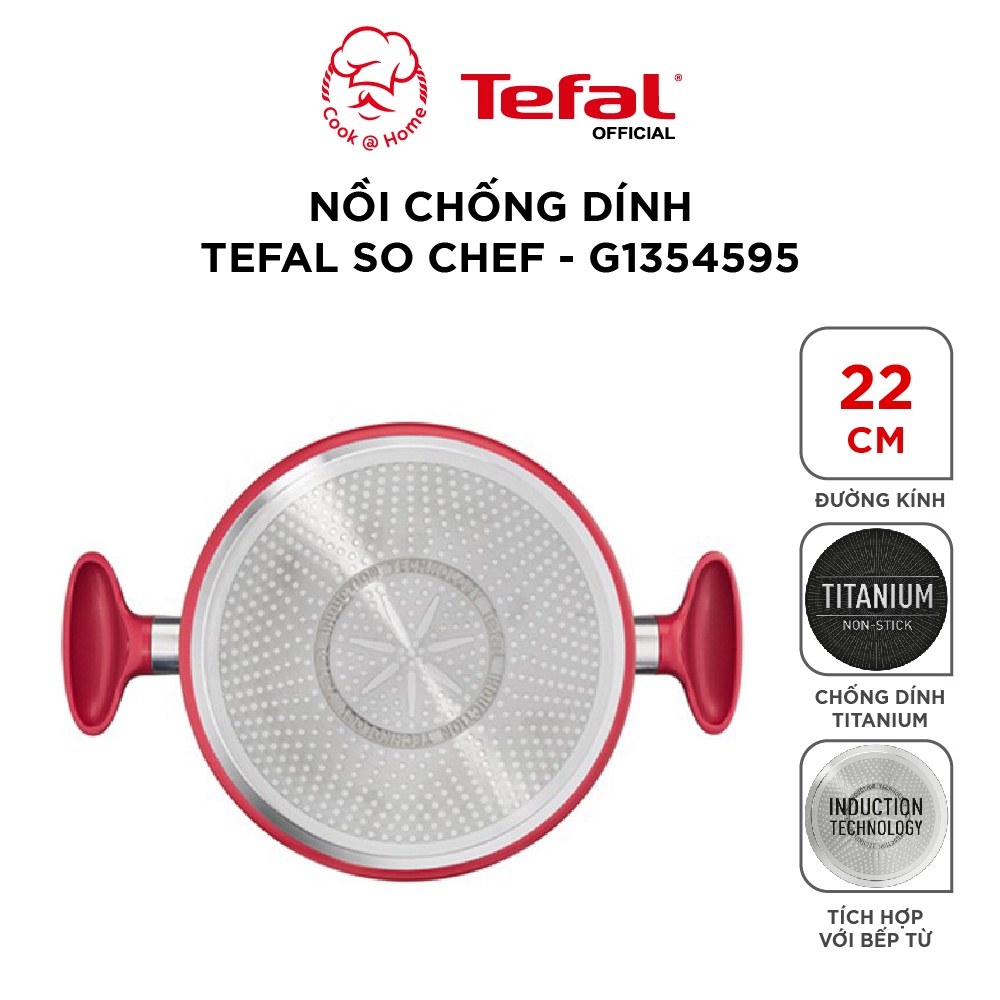 Nồi chống dính 22cm Tefal So Chef G1354595