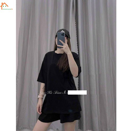 Set bộ đồ mặc nhà, đi chơi, du lịch,.. dành cho nữ mặc cực mát có 5 màu (Đen, xanh lá, xanh coban, đỏ mận, vàng ) Hàng l