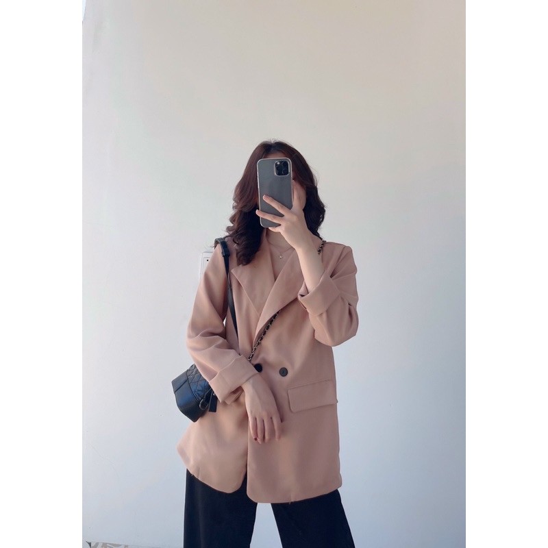 Áo Blazer Hàn Quốc 3 Màu Xịn Xò(Xả Kho Kèm Ảnh Thật 100%)