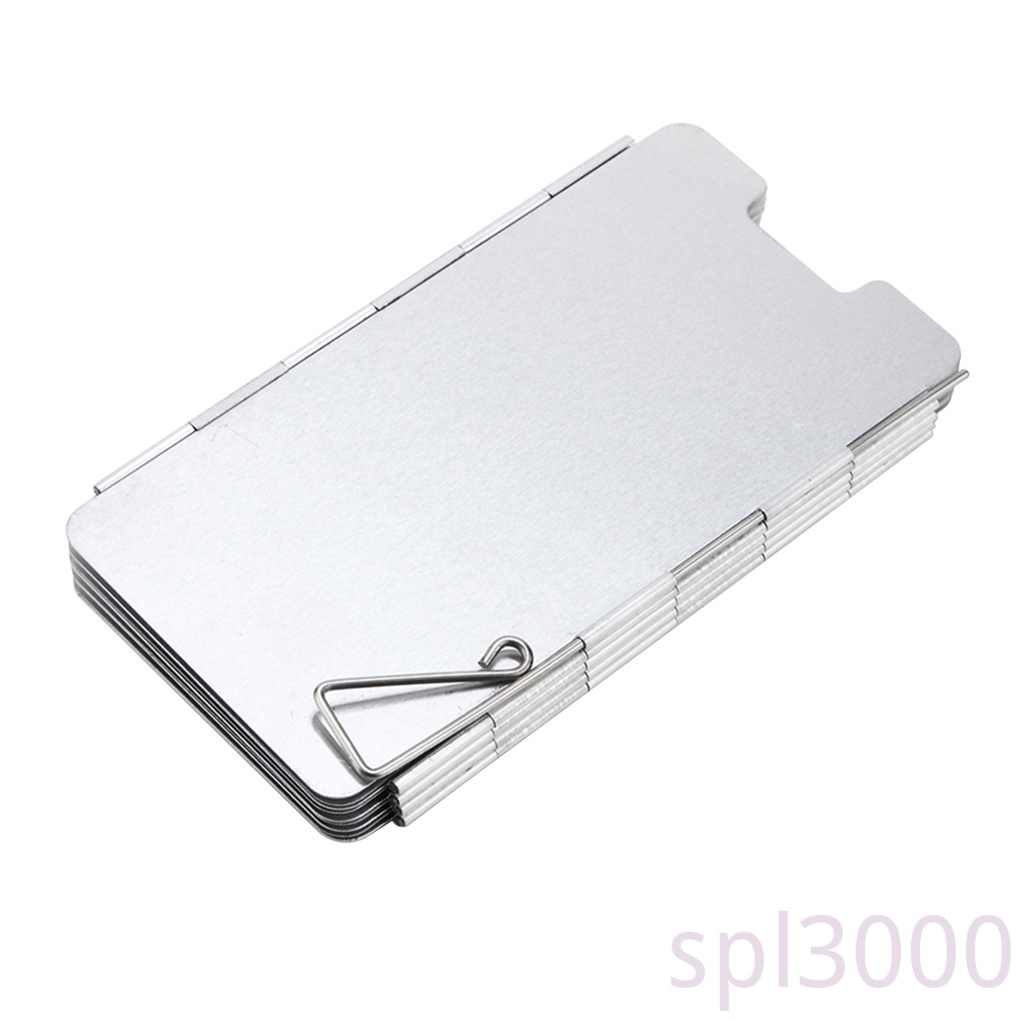 Tấm Chắn Gió 9 Tấm Có Thể Gấp Gọn Tiện Dụng Cho Bếp Nấu Ngoài Trời