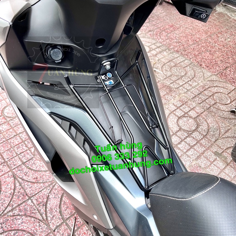 Baga Winner X V4 - V3  sơn tĩnh điện - baga giữa Winner X V4 màu đen - đồ chơi xe Winner V4