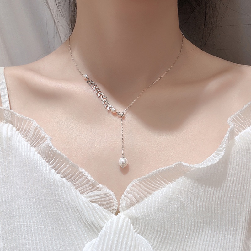 Dây chuyền vòng cổ nữ cá tính dây xích mặt trơn Choker i52