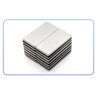 Nam châm đất hiếm 40x20x2/3/4/5mm mạ Niken