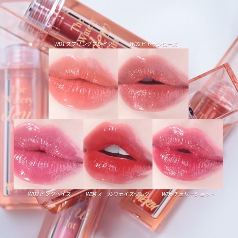 Son Tint Lì, Lâu Trôi Cho Đôi Môi Ẩm Mịn Merzy The Watery Dew Tint 4g