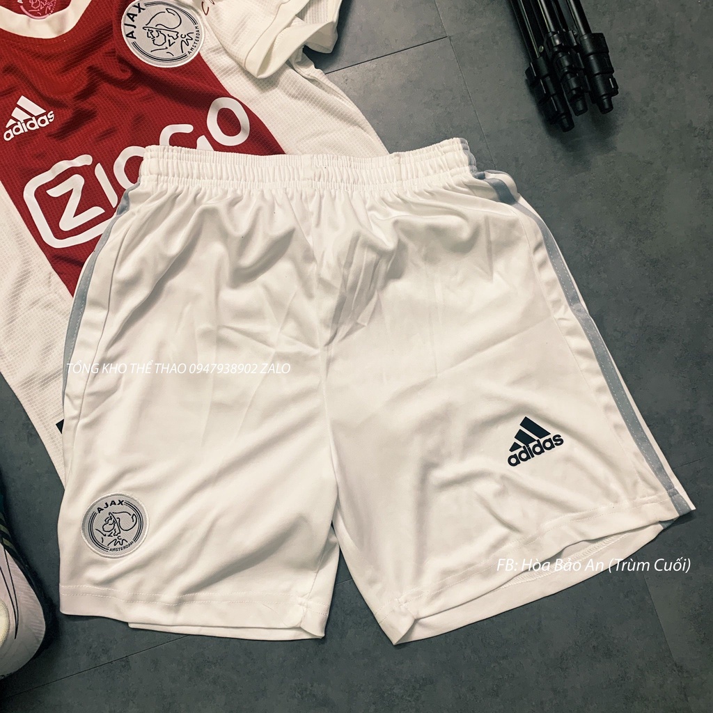 Áo Bóng ĐáFreeshipBộ Quần Áo Đá Banh CLB Ajax Amsterdam màu đỏ cao cấp sân nhà mùa 2022