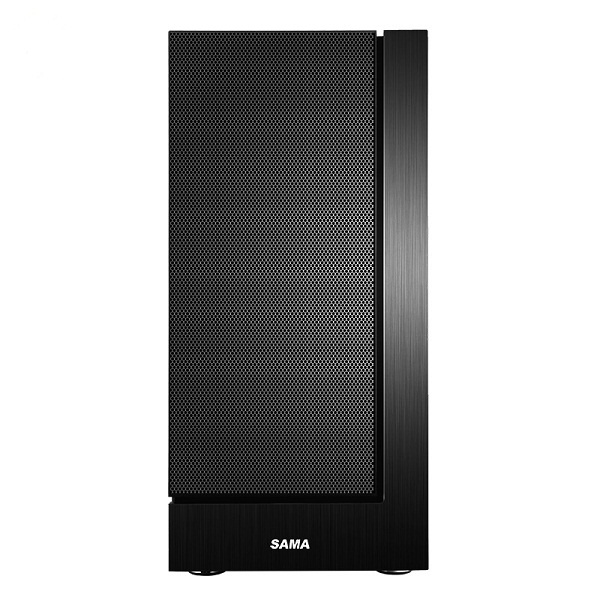 Vỏ case SAMA 3301 3 FAN RGB (Mid Tower/Màu Đen) sẵn 3 fan led RGB điều chỉnh led nhiều chế độ bằng nút bấm