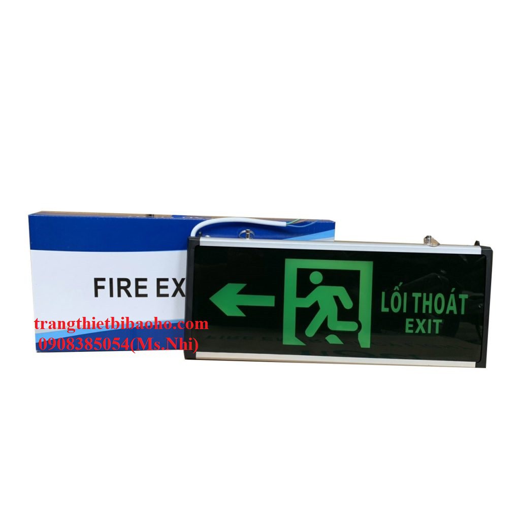Đèn thoát hiểm Exit 2 mặt sử dụng điện 220V- Hình thật, hàng sẵn