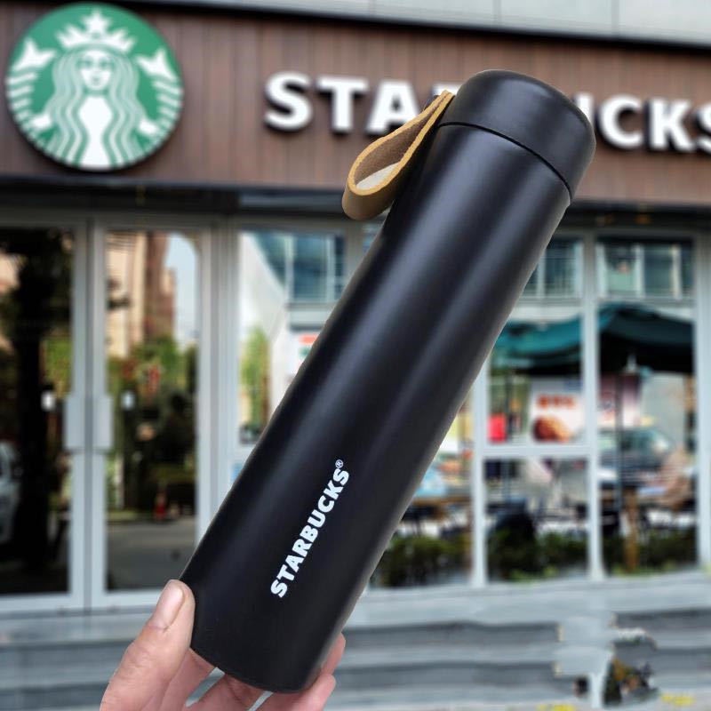473ml Starbucks Stainless Steel 304 Insulation Cup Wood Grain Rope Coffee Cup Thermos spot Starbucks tumbler mug