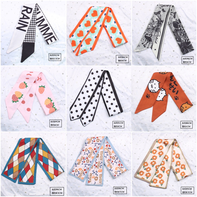 Dây Cột Tóc Ruy Băng Thắt Nơ Phong Cách Retro Hàn Quốc Cho Nữ