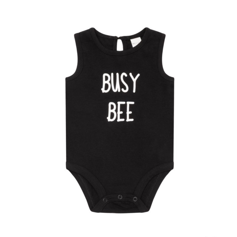(Form nhỏ) Body chip ba lỗ sát nách chất vải ORGANIC cotton hãng PL Baby / Just Lizzy/ Little me xuất dư xịn cho bé