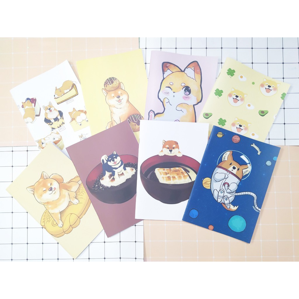 vở shiba ô ly S6I8 tập ôly thời trang dễ thương
