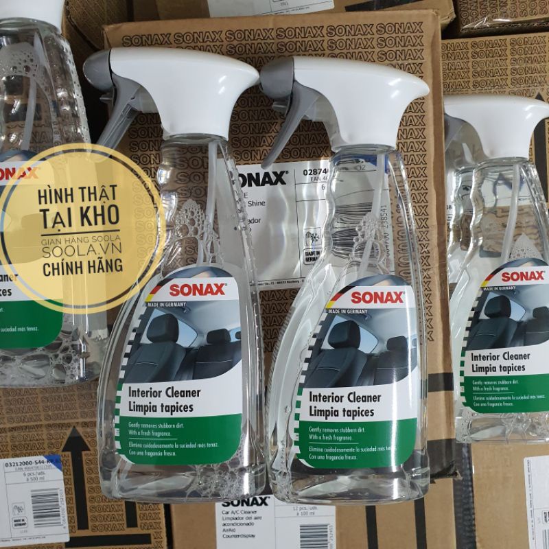 Vệ Sinh Nội Thất Ô Tô Cao cấp Sonax Interior Cleaner 500ml