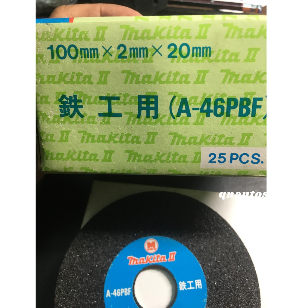 Lưỡi cắt ,mài máy cầm tay Makita Nhật xịn kích thước 100mm x2mm x20mm