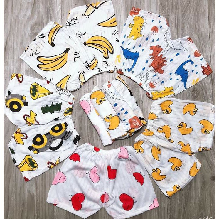 Quần chục cotton giấy cho bé