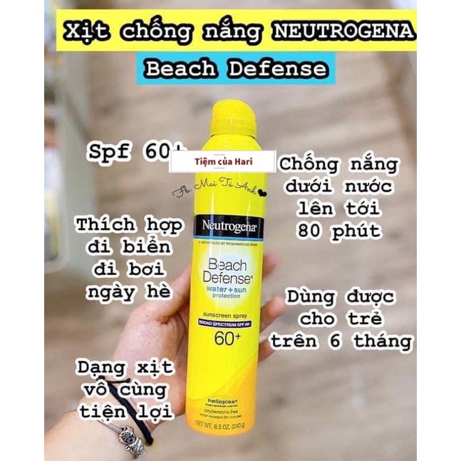 Xịt Chống Nắng Neutrogena