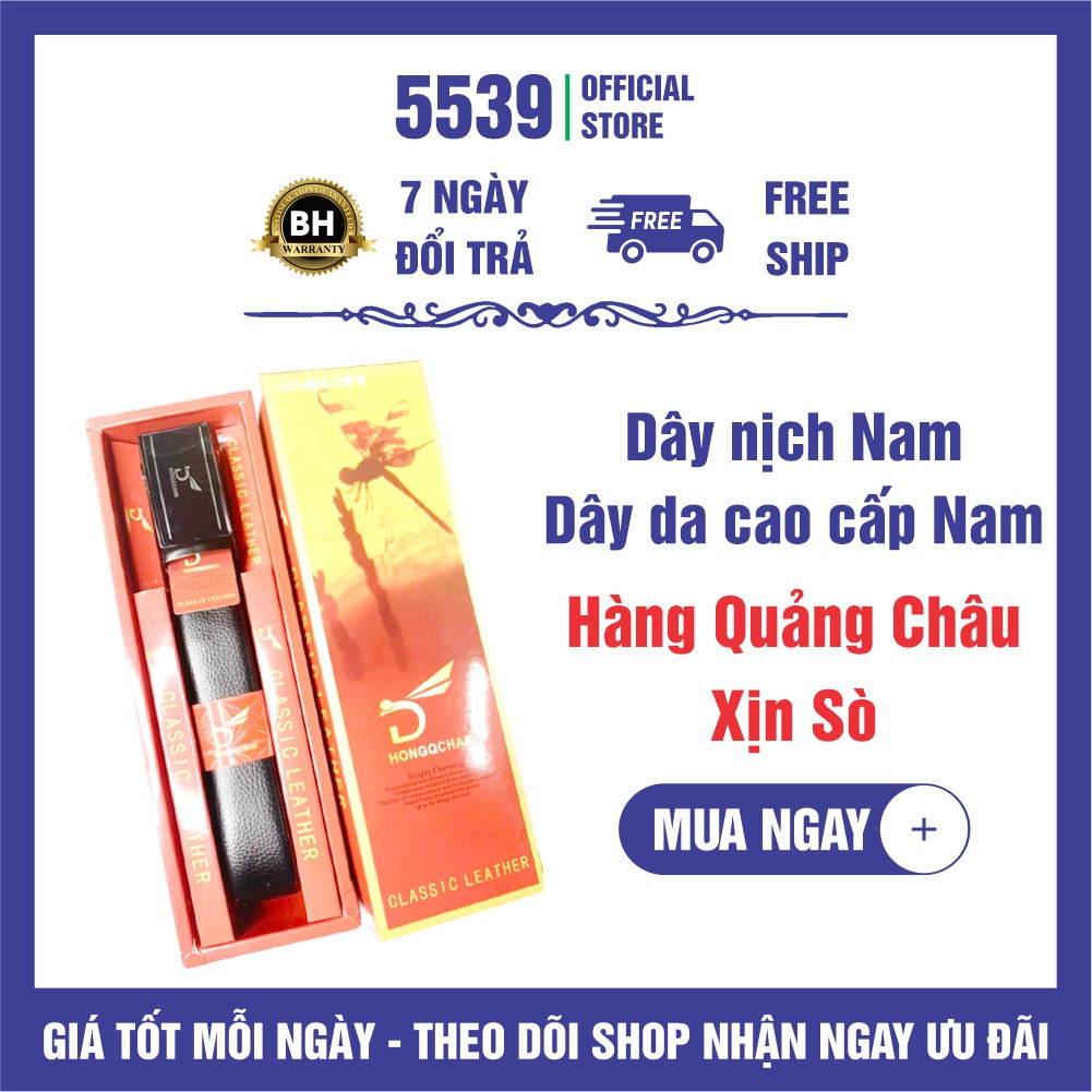 Thắt lưng, dây nịch nam, dây da cao cấp khóa tự động, nhiều mẫu lựa chọn có video sản phẩm - Shop 5539