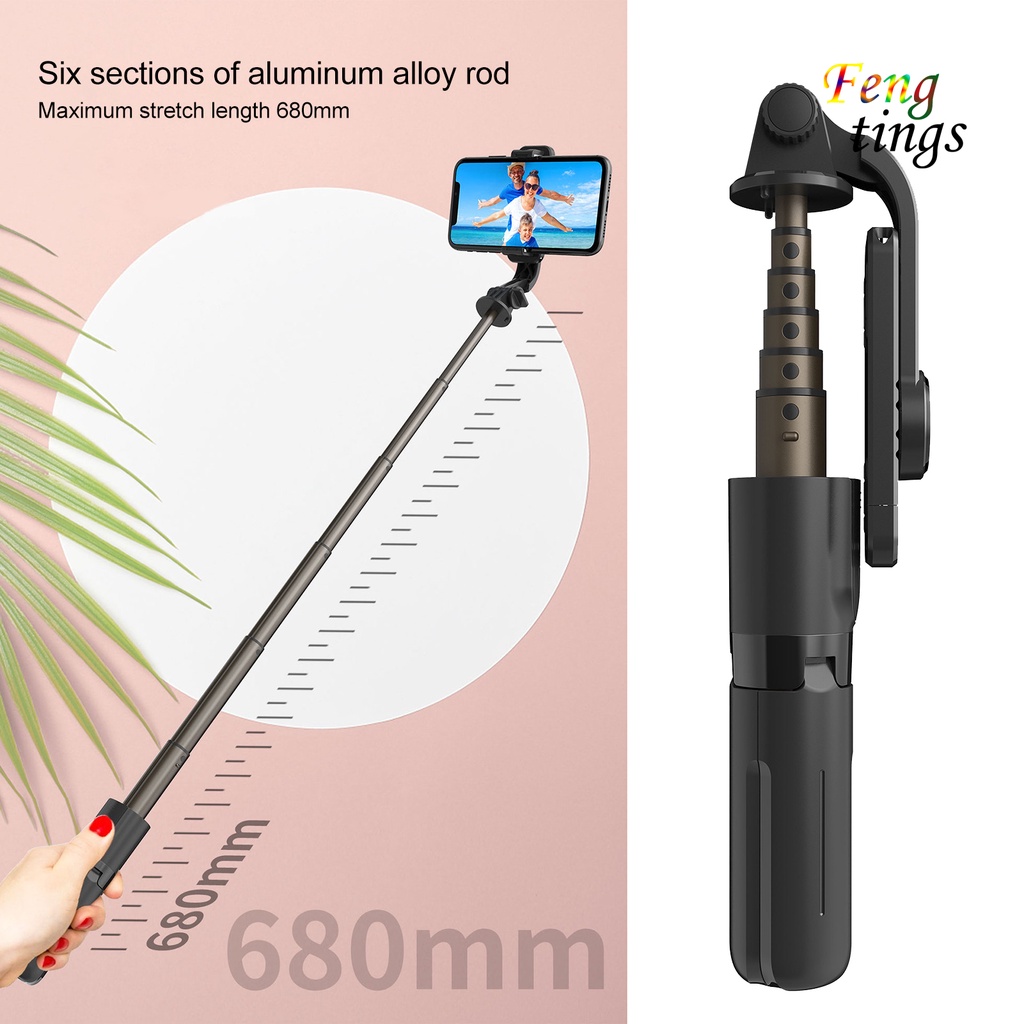 Gậy Chụp Ảnh Selfie L10 Có Đèn Led Điều Khiển Từ Xa Kết Nối Bluetooth Cho Điện Thoại | BigBuy360 - bigbuy360.vn