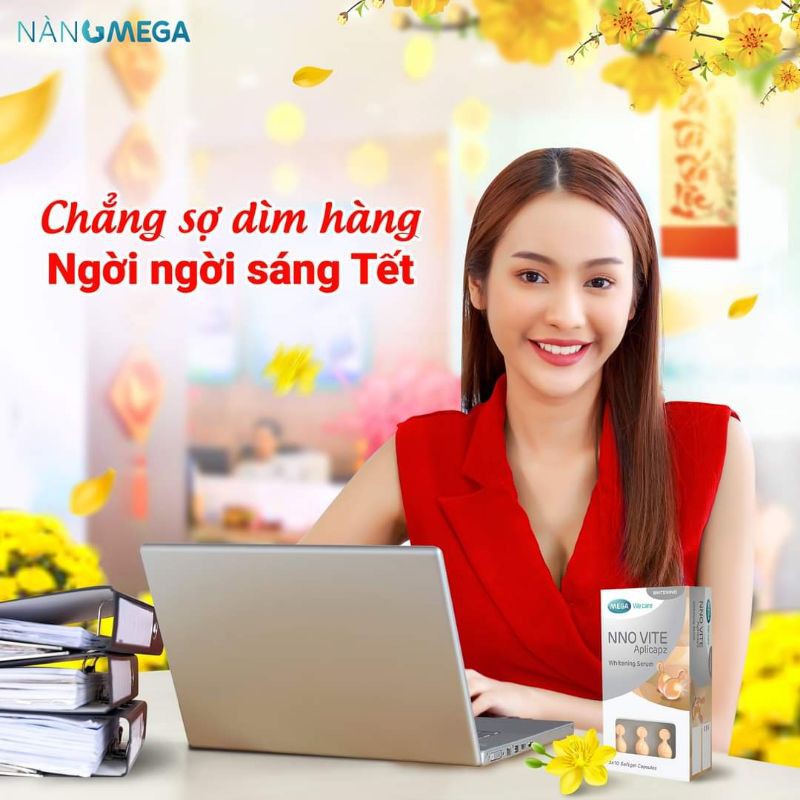 Serum Nno Vite giúp dưỡng trắng tái tạo da, ngăn ngừa lão hóa da