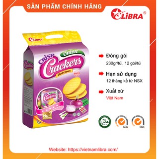 Libra Bánh quy vị Hành Onion Cracker 230gr