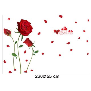 Decal Dán Tường Hoa Hồng